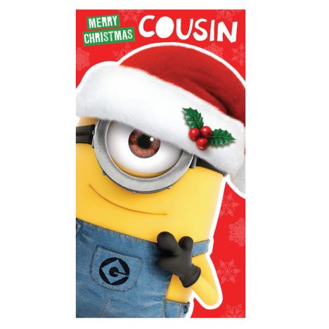 Minions Cousin Christmas Card £2.10